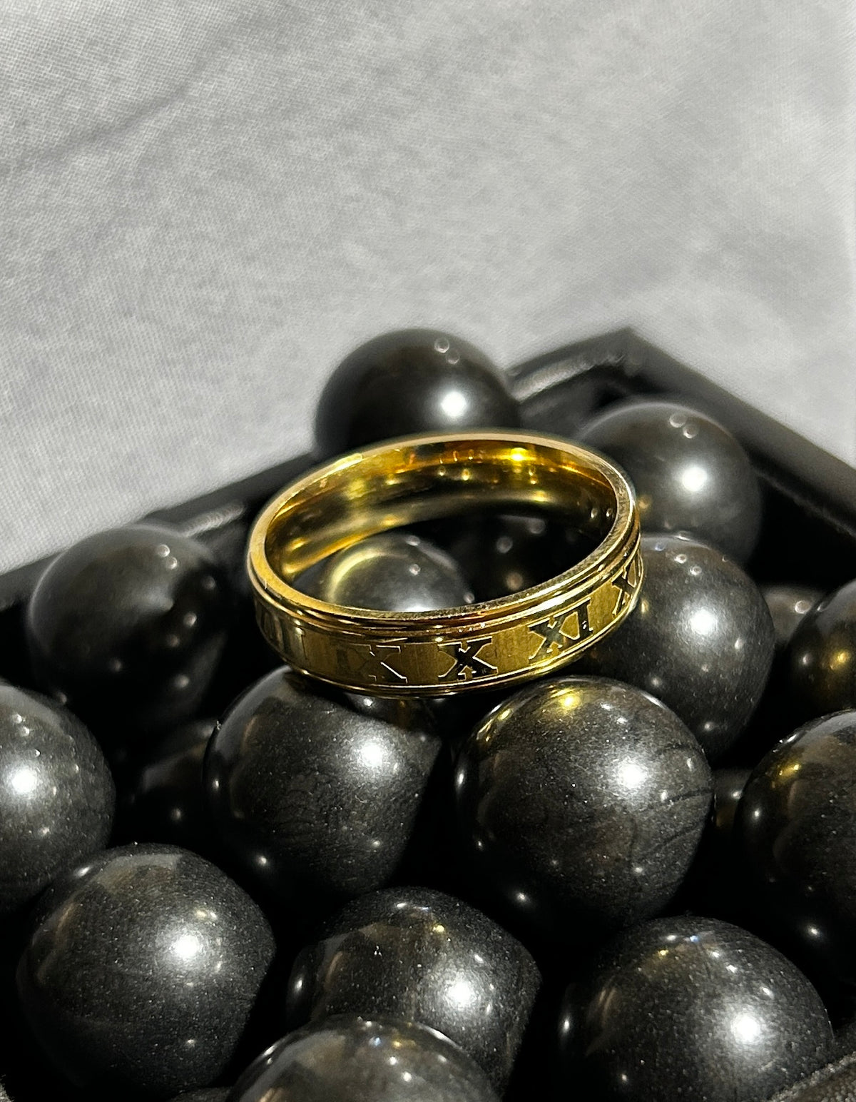 Roman numeral ring