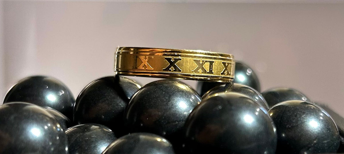 Roman numeral ring